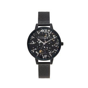 NWT Olivia Burton Celestial Matte Black Boucle